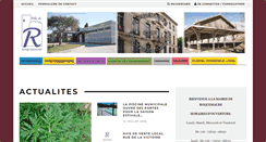 Desktop Screenshot of mairie-roquemaure.fr
