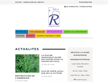 Tablet Screenshot of mairie-roquemaure.fr